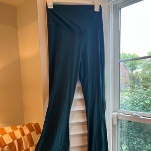Aerie Offline Dark Green Flared leggings